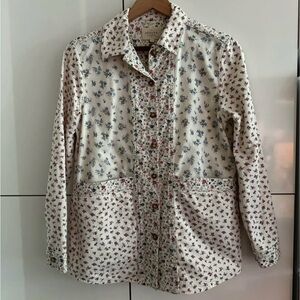 Sezane Spring Floral Chore Coat/Will Jacket